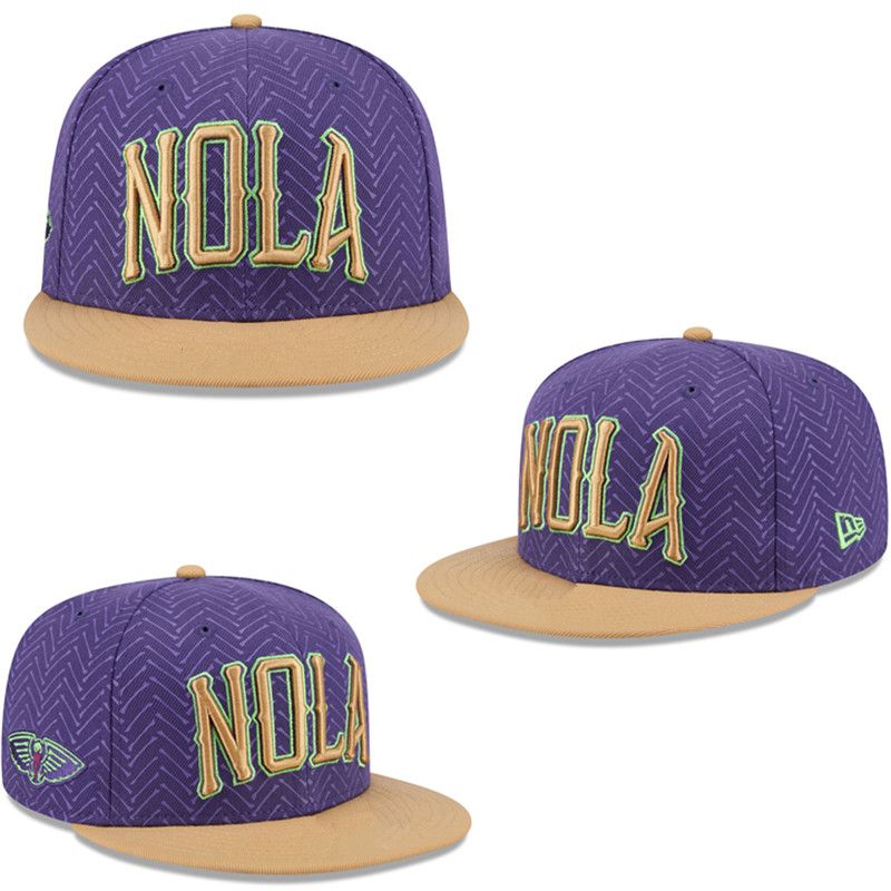 2025 NBA New Orleans Pelicans Hat TX20250307